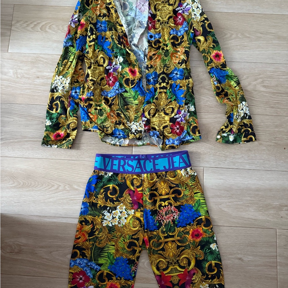 Versace Jeans Collection Floral Dress - Multicolor like new